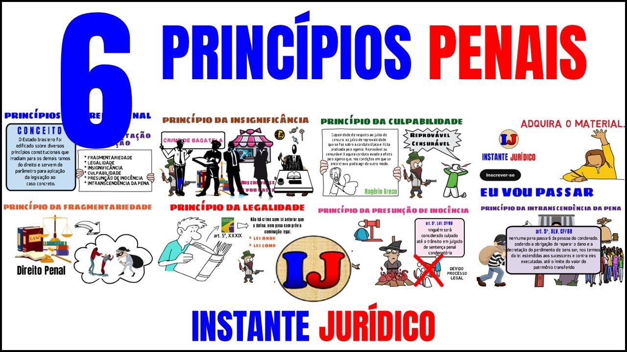 6 PRINCÍPIOS MAIS IMPORTANTES DE DIREITO PENAL - Direito Penal