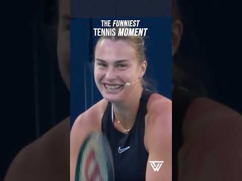 When Novak Djokovic & Sabalenka Played Tennis With a Mic! 😂 #Djokovic #Sabalenka #FunnyTennis
