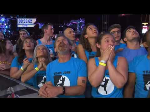 Josh Levin's Shocking Stage 4 Time Out - American Ninja Warrior 2022