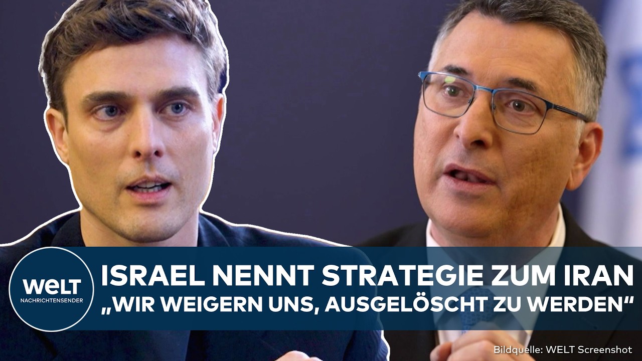 IRAN: Israels Außenminister Gideon Saar erläutert Ziele von Netanjahu und Trump im Krieg I Exklusiv