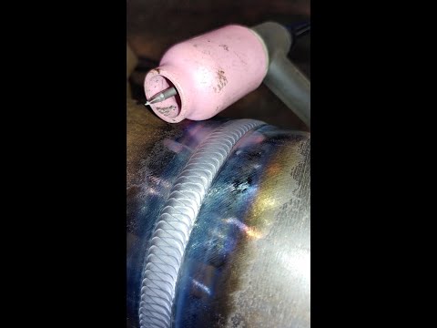 Three useful ways to TIG welding pipe with cup walking techniques #Shorts