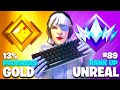 Gold To Unreal Keyboard Mouse SPEEDRUN Fortnite Ranked