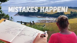 Plein Air Sketching FAILS I Embrace Mistakes and Learn