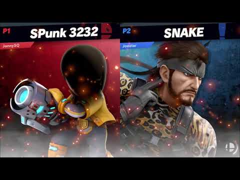 UNS 2.1 - JonnySQ (Mii Gunner) vs Joel Joestar (Snake) Winners Quarterfinals - SSBU