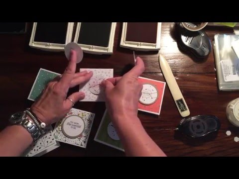 DSP Note cards &  Gift box, Stampin' Up