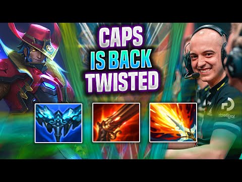 CAPS BRINGS BACK TWISTED FATE! -G2 Caps Plays Twisted Fate Mid vs Aurelion! | Season 2022