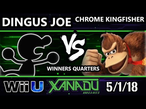S@X 248 Smash 4 - Dingus Joe (Game and Watch) Vs. Chrome Kingfisher (Donkey Kong) - Wii U Singles WQ