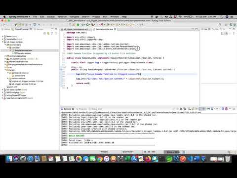 Aws Trigger To Invoke Aws Lambda In Java
