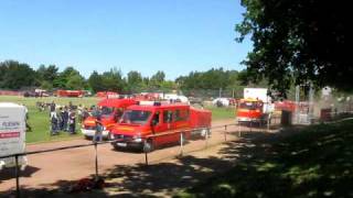 preview picture of video 'Zeltlager 2009 der Jugendfeuerwehren des Kr. PI in Moorrege / Appen - Verabschiedung / Abfahrt'