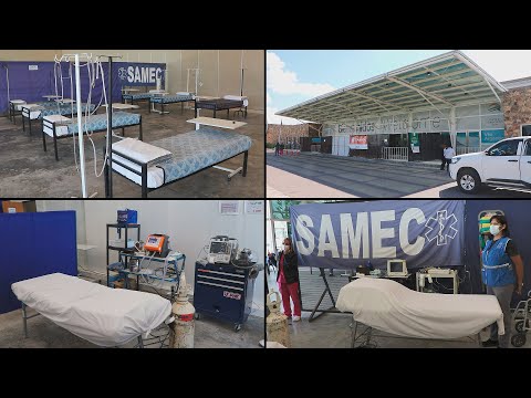 Funciona un centro de atención transitoria COVID-19 en la capital