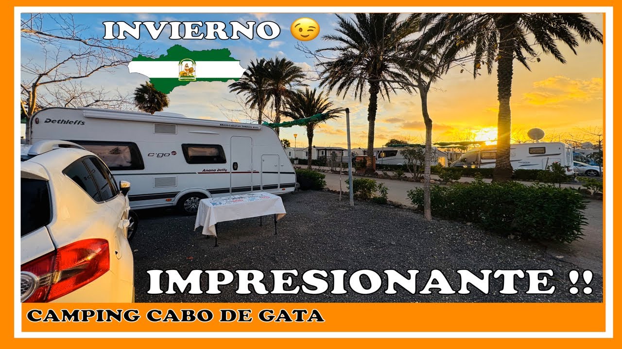 GENIAL !! Cabo de GATA en CARAVANA en INVIERNO