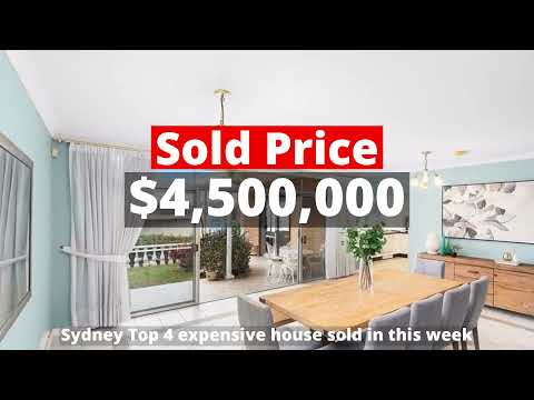 How much Sydney 2021 Week 44 Top5 House Cheap house and expensive house Sold in 01/11/21-07/11/21