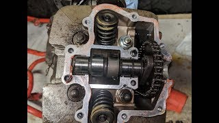 How to free up locked ATV/ dirt bike motor.