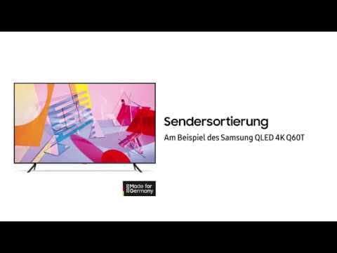 Samsung QLED TV 2020: Sendersortierung