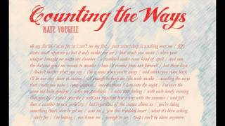 Counting The Ways - Kate Voegele NEW SONG FULL 2011(Gravity Happens Deluxe Edition) lyrics on screen