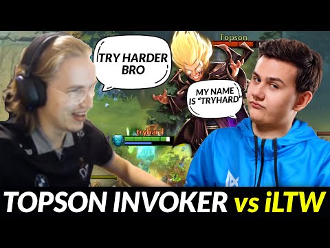 OG.Topson NEW Persona Invoker vs NIGMA.iLTW Morphling - You need to try Harder