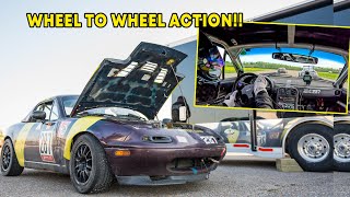 What it's REALLY Like Racing WHEEL TO WHEEL! *24 Hours of Lemons*