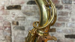 Video thumbnail for Play Testing a Beautiful Selmer Cigar Cutter Alto 1932 Fully Overhauled! www.newyorksax.com by JL Woodwinds