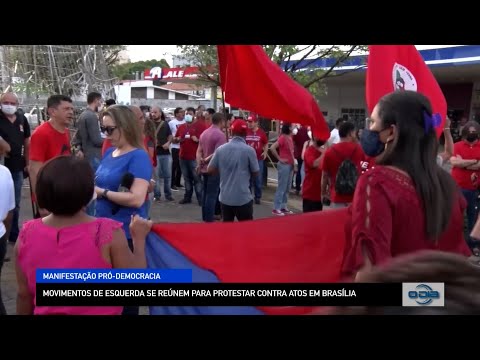 Movimentos de esquerda se reúnem para protestar contra atos em Brasília 10 01 2023