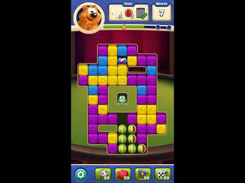 Toon Blast Level 8006 - NO BOOSTERS 🐻🐺🐱 | SKILLGAMING ✔️