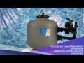 Poolking Filtration Equipment Plastic Topmount Sand Filter Diameter 350mm 700mm Flow Rate 5 19m3 H