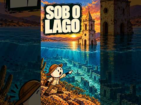Existe uma cidade brasileira debaixo deste lago