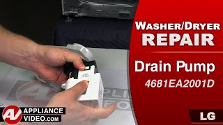 LG Washer Dryer Combo Unit - Diagnostic & Repair - Drain Pump