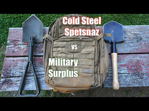 “Tactical” Shovels: Cold Steel Vs Military Surplus