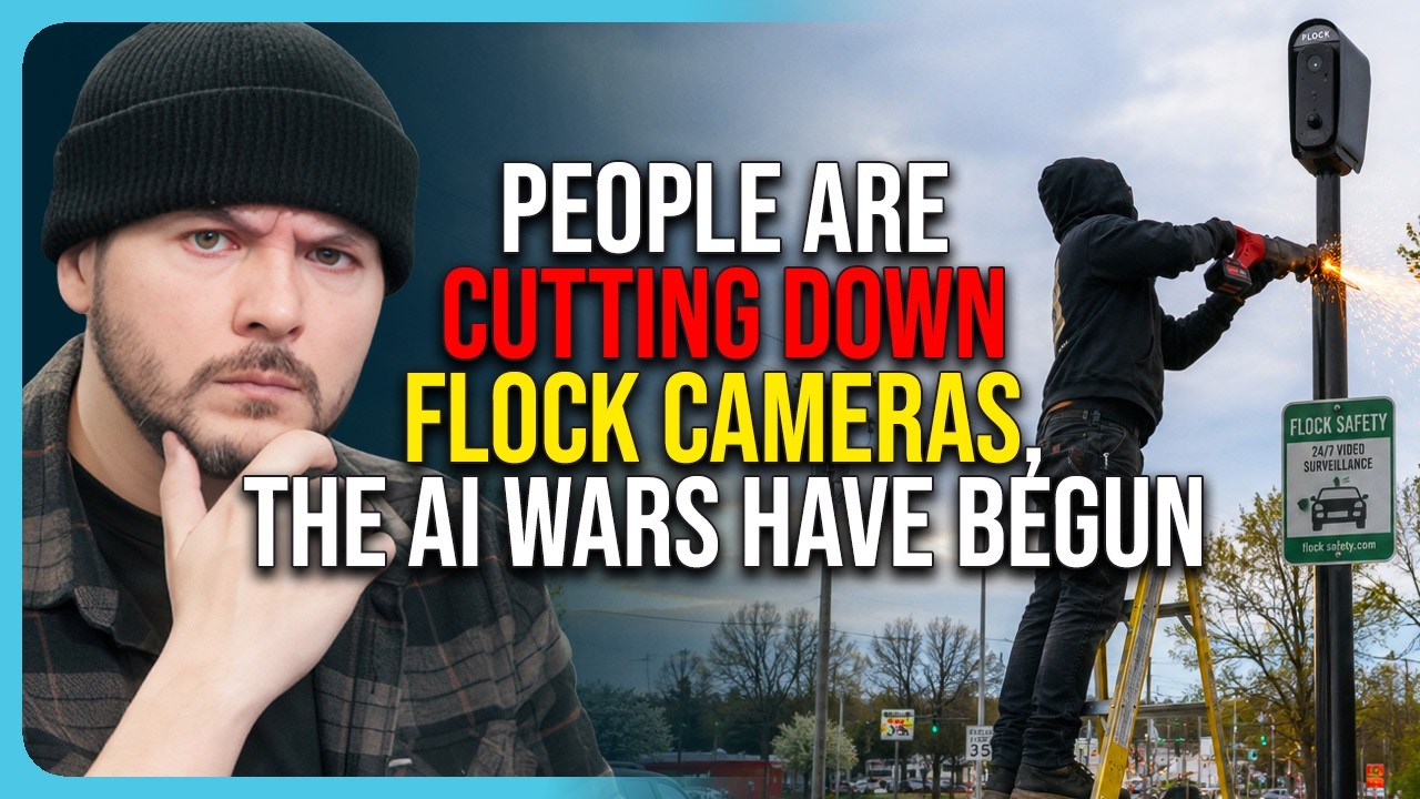 People Are CUTTING DOWN Flock Cameras, The AI Wars Have Begun