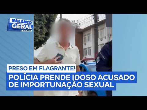 Idoso suspeito de importunação sexual contra mulher é preso em Bom Jesus
