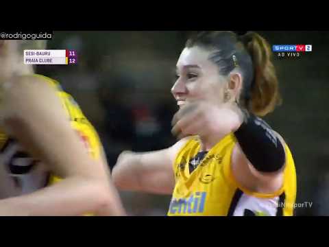 SESI Vôlei Bauru x Dentil Praia Clube   SUPERLIGA FEMININA DE VÔLEI   8ª RODADA