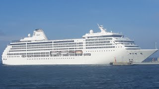 cruise ship MV Seven seas mariner leaving Tallinn