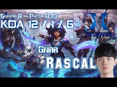KZ Rascal GNAR vs JAYCE Top - Patch 8.19 KR Ranked