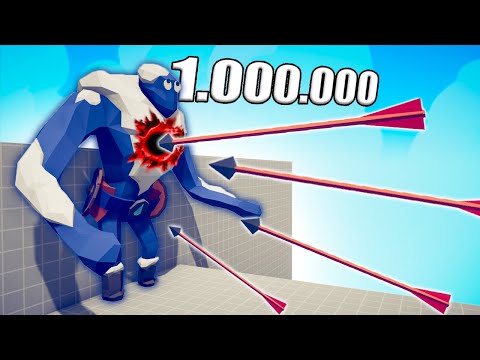 1.000.000 DAMAGE ARCHER 1 vs 1 TOURNAMENT - TABS | Totally Accurate Battle Simulator 2023