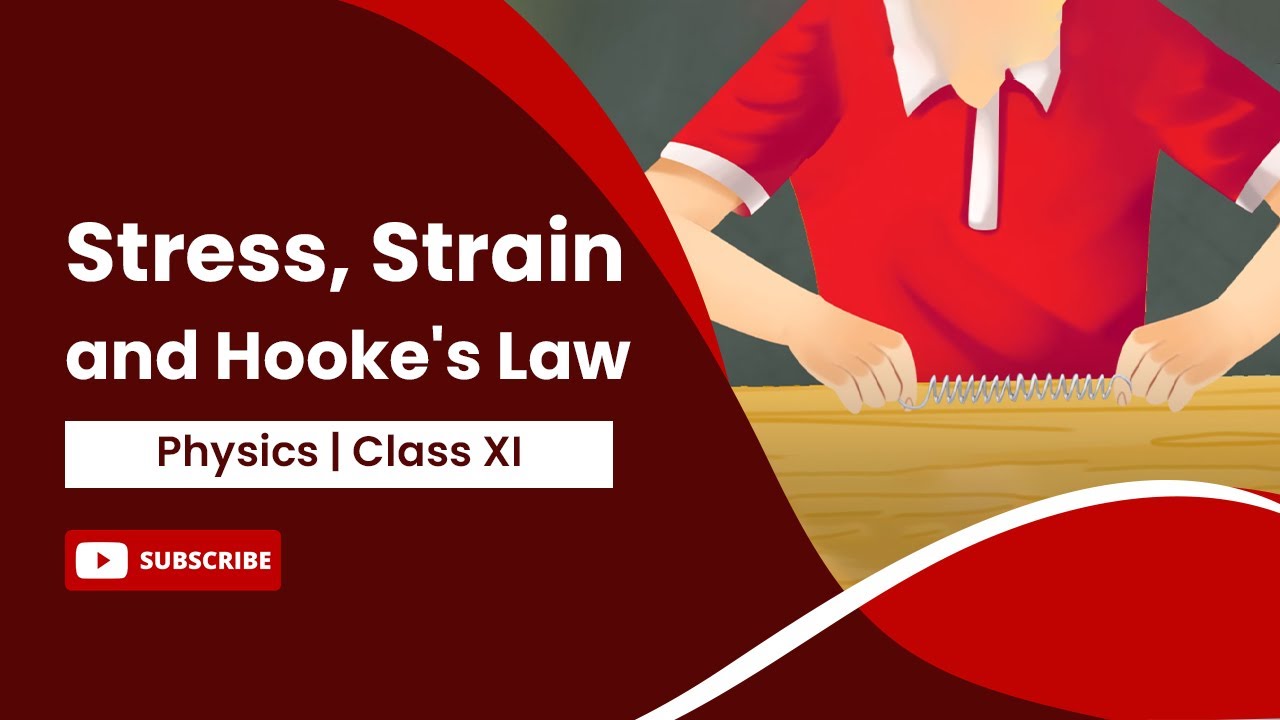 Stress, Strain and Hooke's Law | Mechanical Properties of Solids | Physics | Class 11