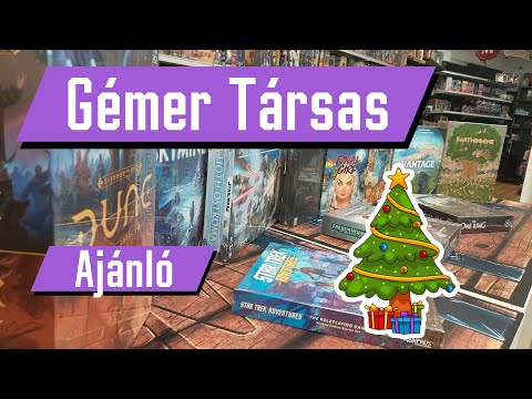 Gémer Társasjáték ajánló 2025 Karácsony - PumiGame
