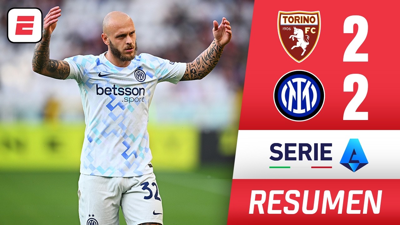 INTER tropieza con empate 2-2 ante TORINO y RETRASA EL SCUDETTO | Resumen | Serie A