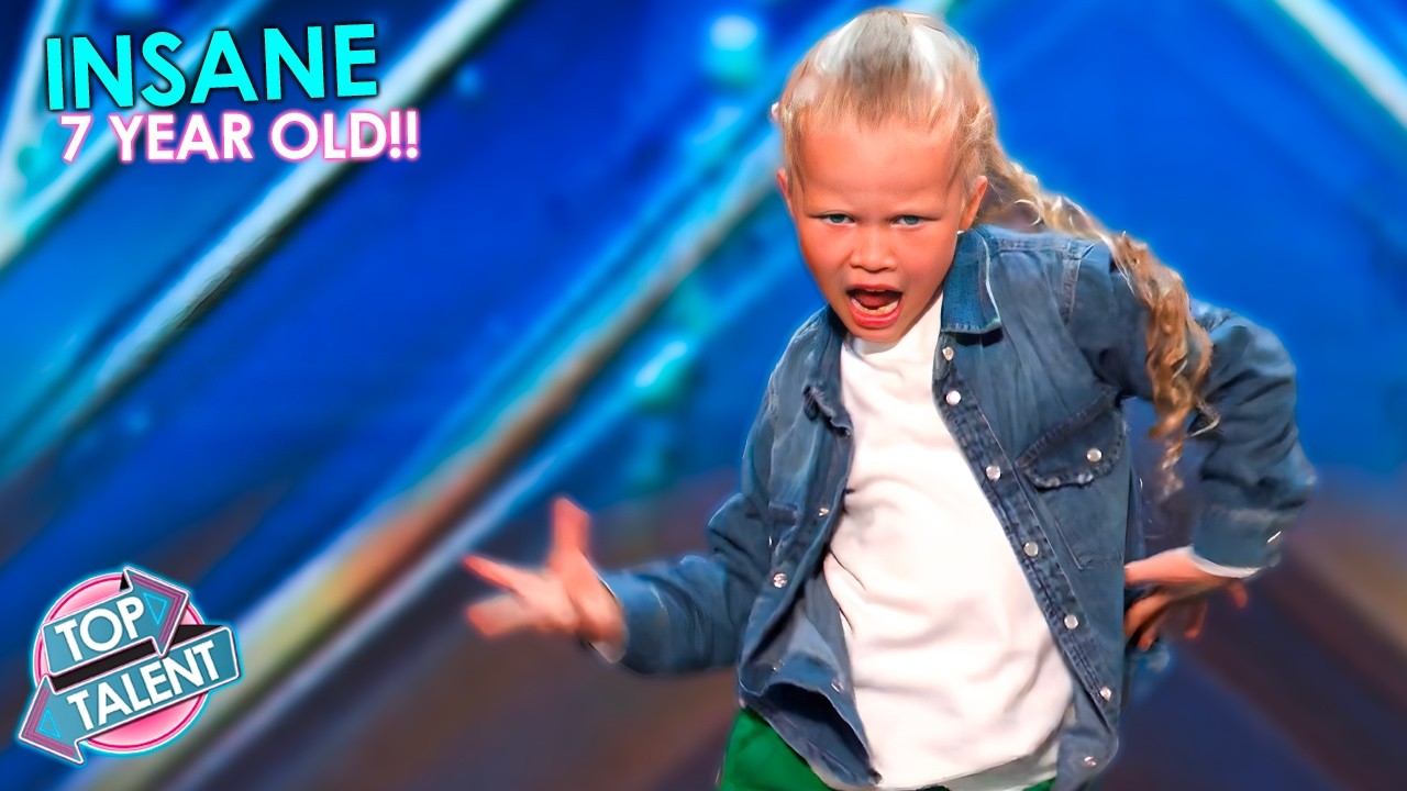 Can Your 7-Year-Old Dance Like THIS? 😮 CUTEST Little Girl Drops JAWS!!