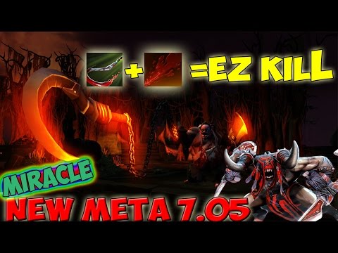 MIRACLE PLAYS BLOODSEEKER || Meat Hook + Ruputure = ez kill || PATCH 7.05