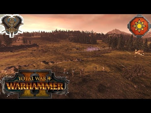 Ushabti Great Bows! Tomb Kings vs Lizardmen | Multiplayer Battle #124 | Total War Warhammer 2