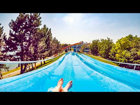 Rubber Racer Water Slide at Lake Rukkel-tó Water Park