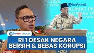 Prabowo Tekankan Pemerintahan Bersih dan Bebas Korupsi, Seluruh Kabupaten/Kota Diminta Bergerak ASRI