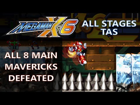 Mega Man X6 "All Stages" TAS in 39:31.35