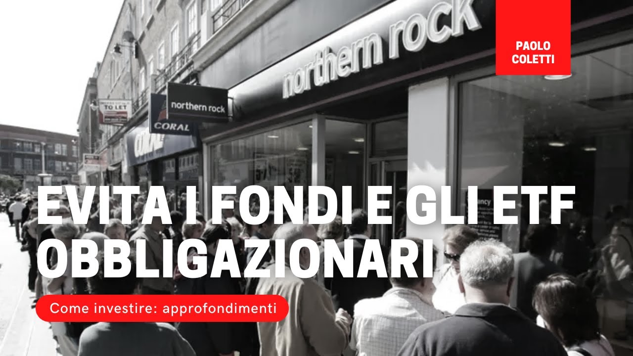 Evita i fondi e gli ETF obbligazionari
