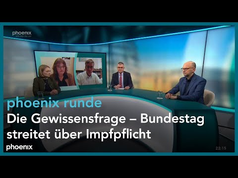 phoenix runde: Die Gewissensfrage – Bundestag streitet über Impfpflicht