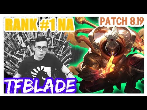 BEST PLAYER NA | TFBlade | JAX vs JARVAN 4 | JAX Top | TF Blade CHALLENGER Gameplay | Patch 8.19