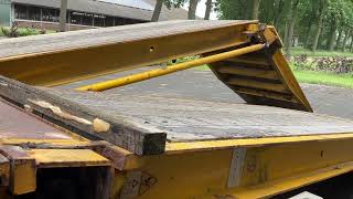العربات المقطورة عربة مقطورة مسطحة منخفضة Nooteboom ASDV-40-22 4 assig met hydraulische oprijrampen | صورة 4 - Autoline