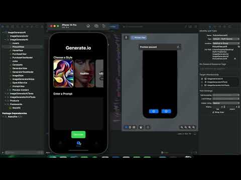 AI Image Generator App Swift with SwiftUI