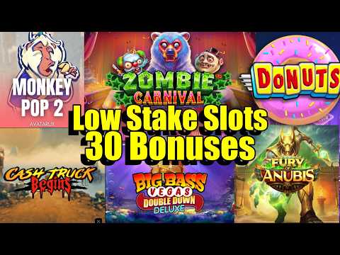 Thumbnail for video: Friday Slots, 30 Bonuses, Cash Truck Begins Super, Big Bass Vegas, Fury Of Anubis & So Much More