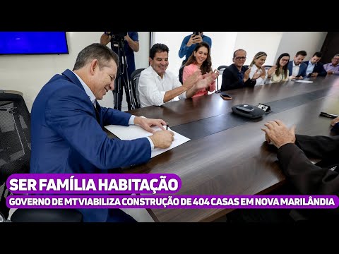 Governo de MT viabiliza construção de 404 casas em Nova Marilândia
